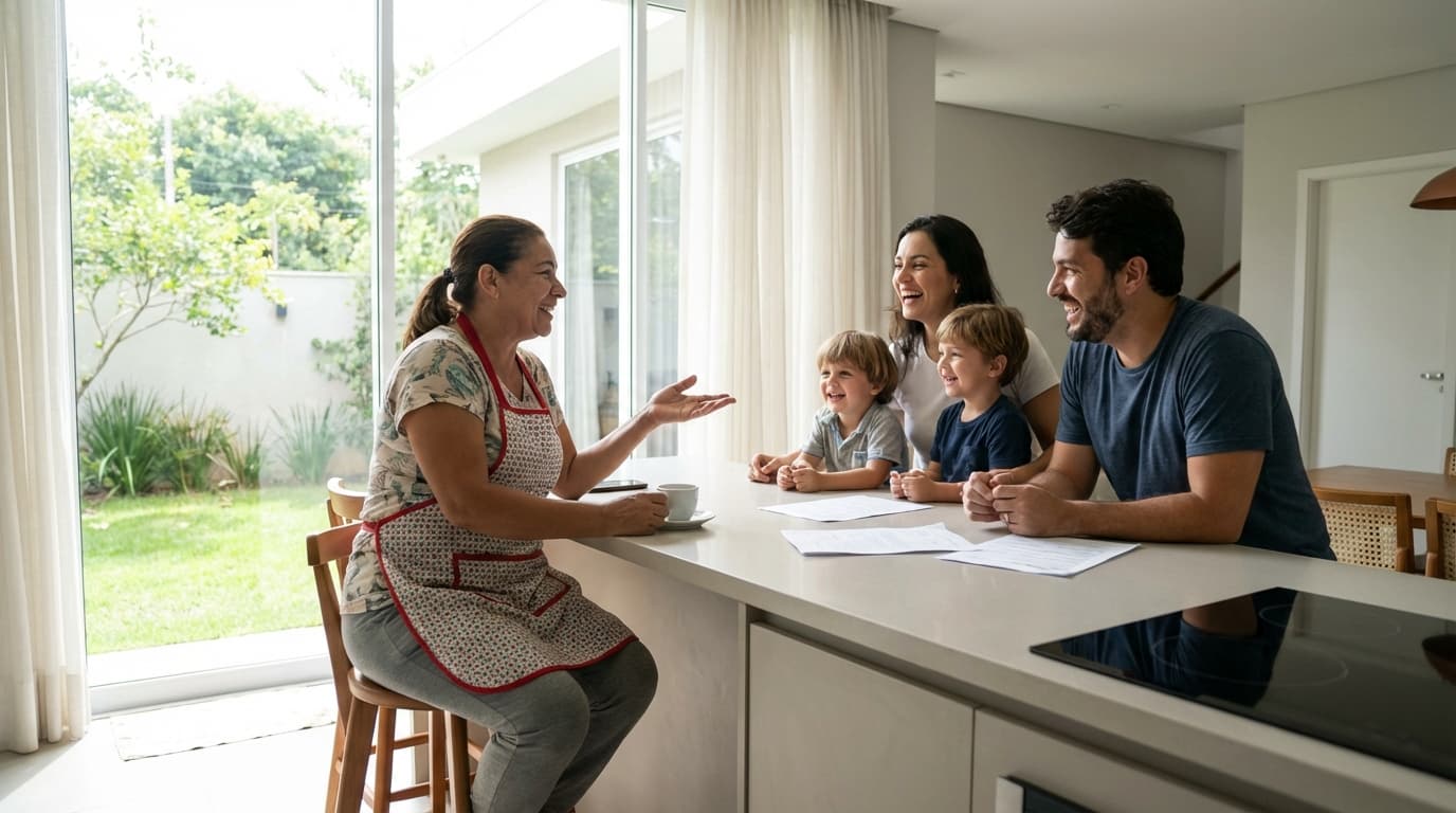 Quanto custa uma empregada doméstica em 2026: salário, encargos e custo real